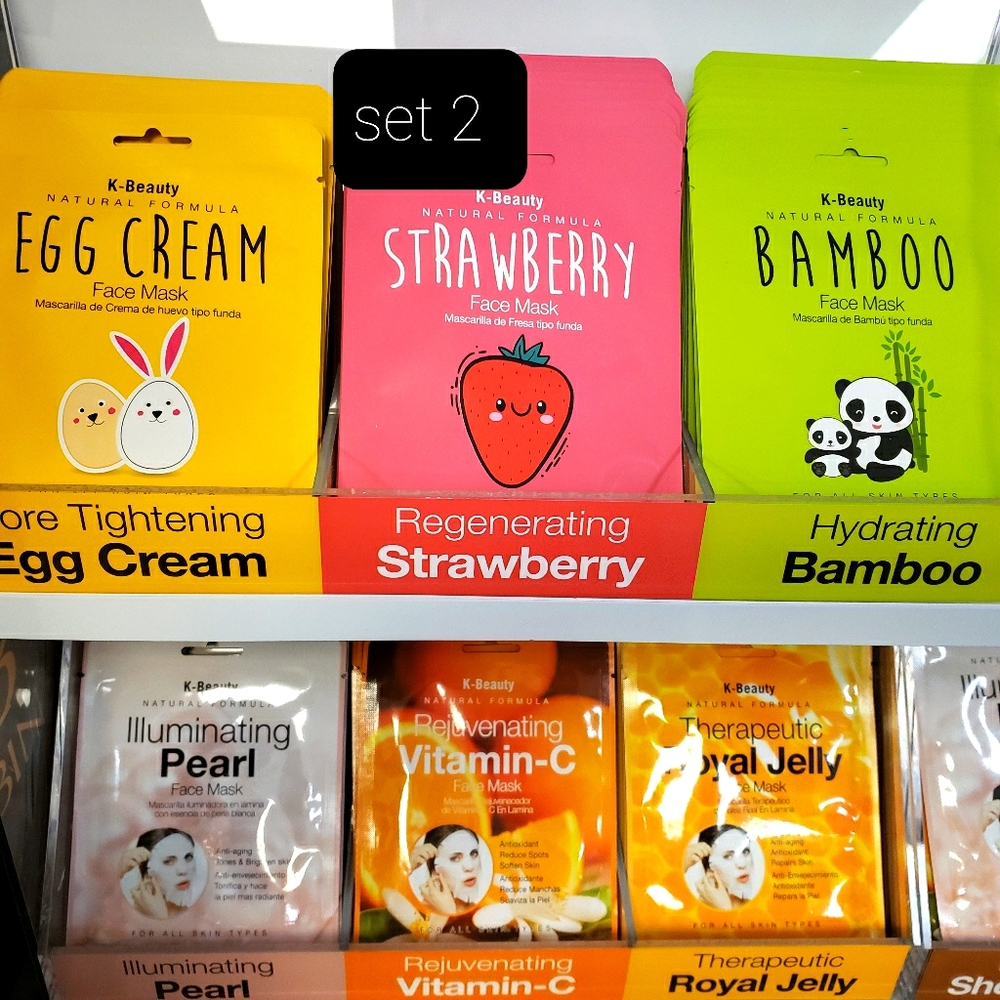 K Beauty Sheet Mask pak of 6